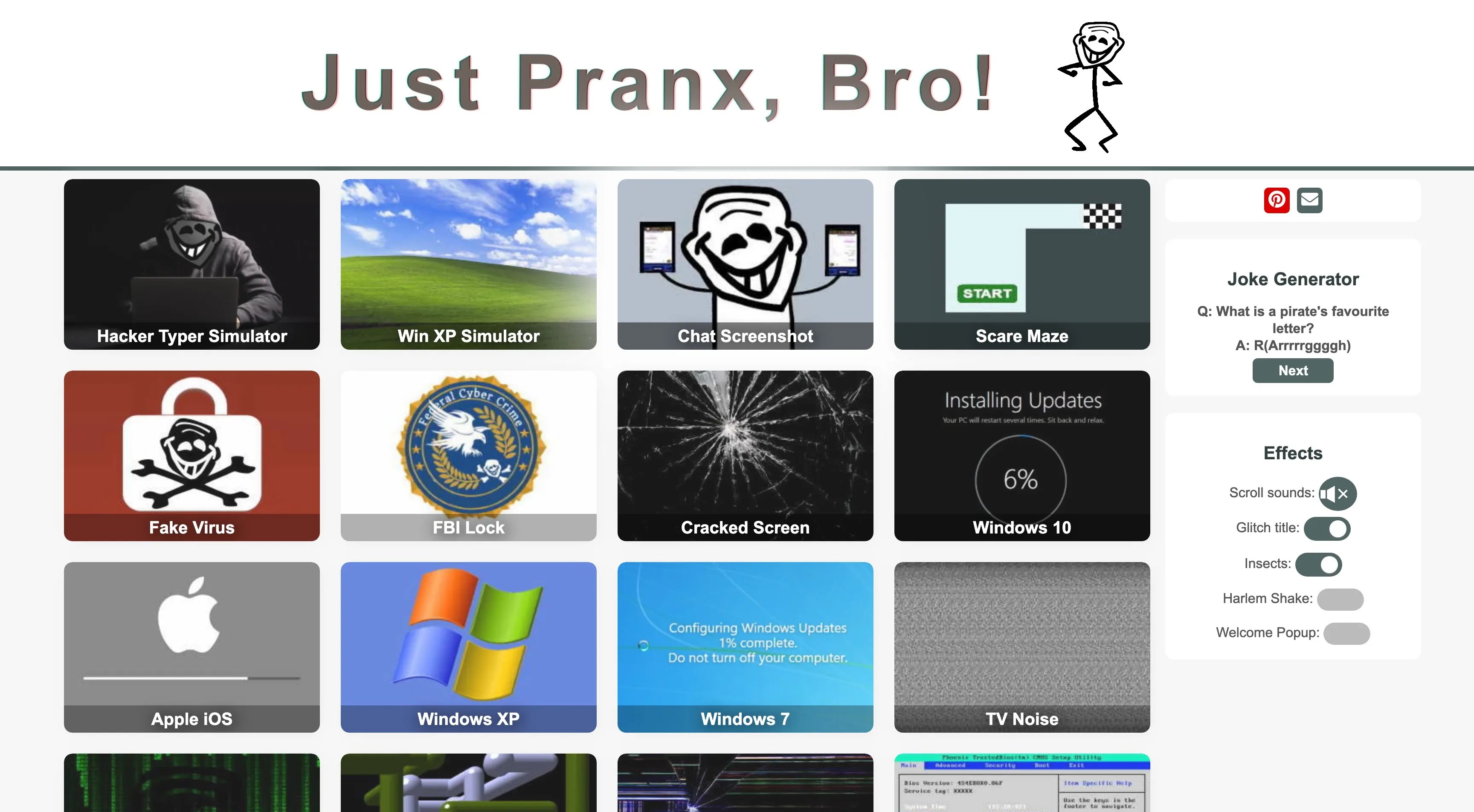 8 Geeky Prank Sites to Fool Your Friends