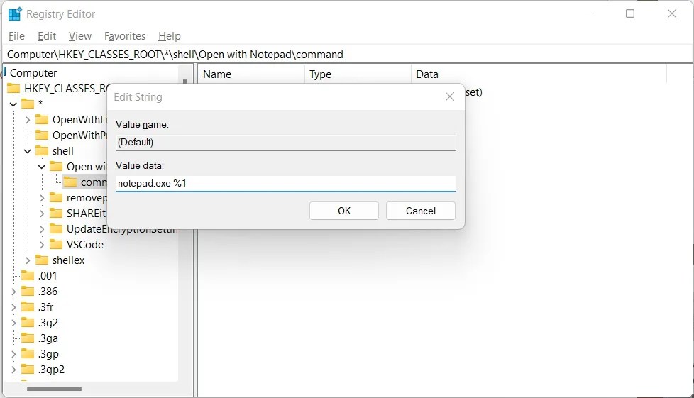 How to Add the "Open with Notepad" Option to the Context Menu in Windows