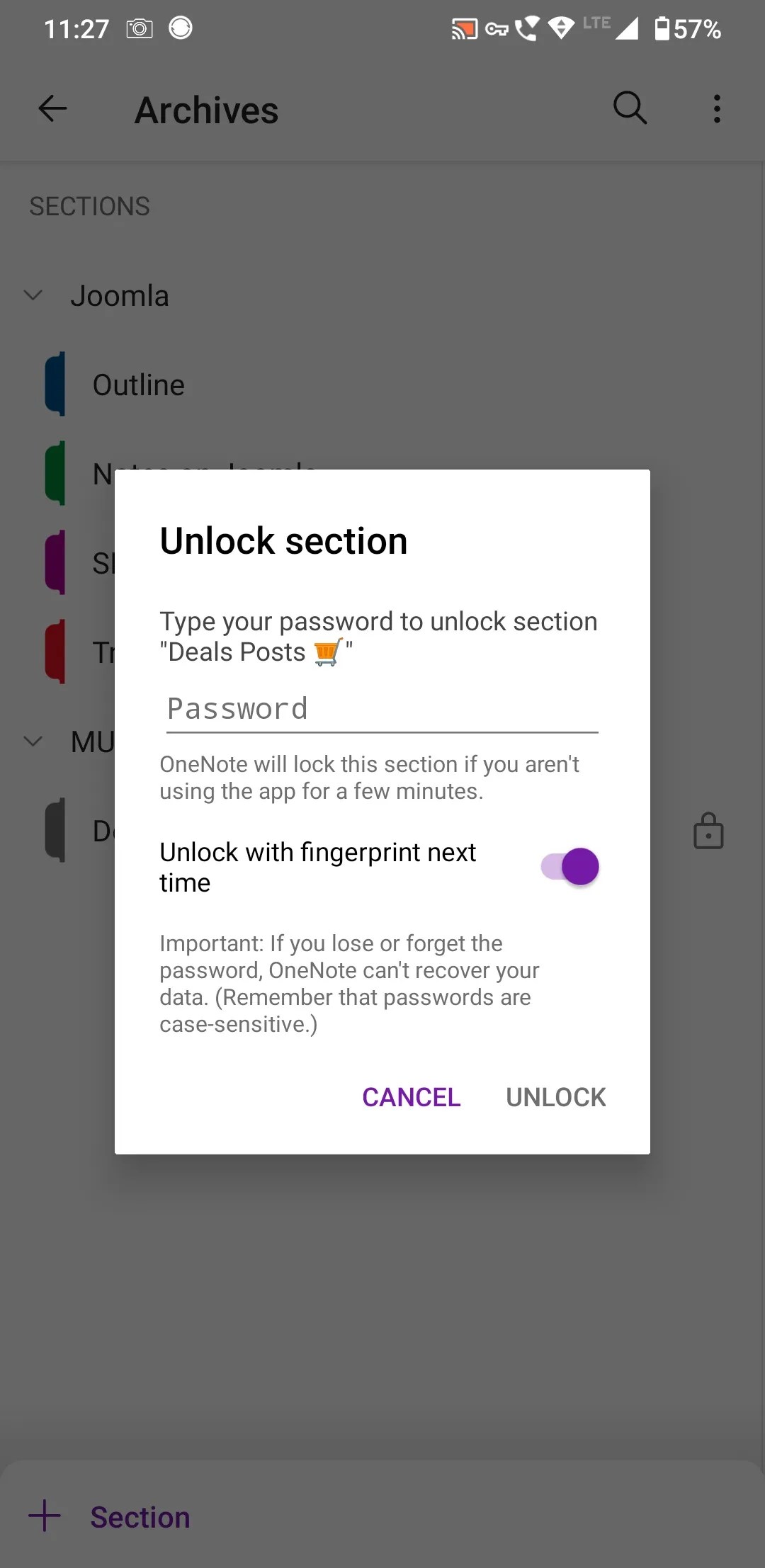 How to Password Protect Your Notes in OneNote