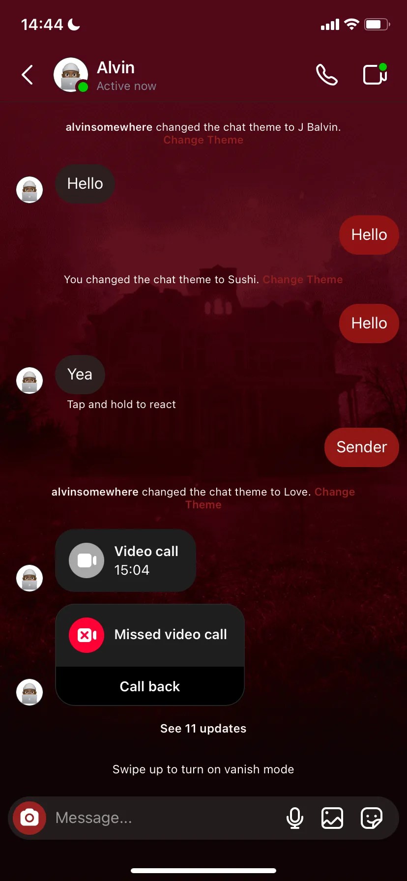 How to Change Your Instagram Chat Themes and Colors