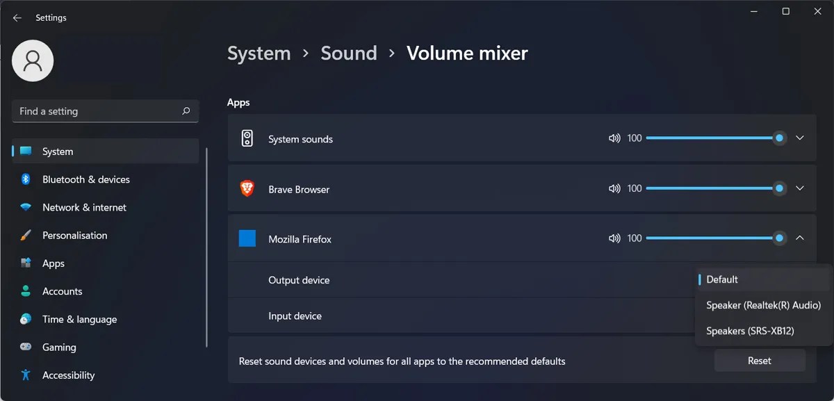How to Play Different Audio Sources Between Your Speakers and