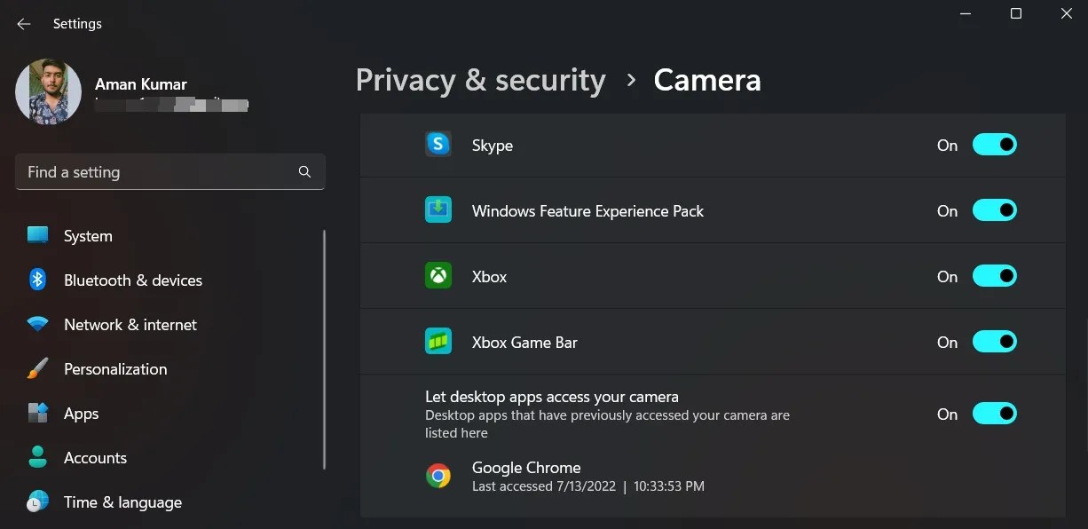 How to Fix Your cam Not Working in Your Browser on Windows