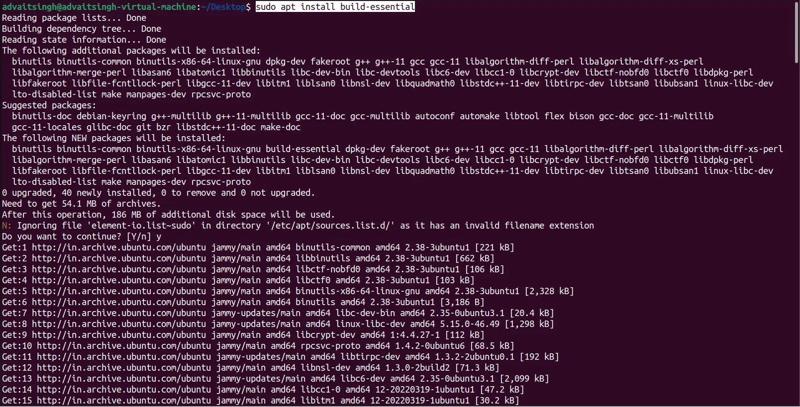 How to Install the buildessential Package on Ubuntu
