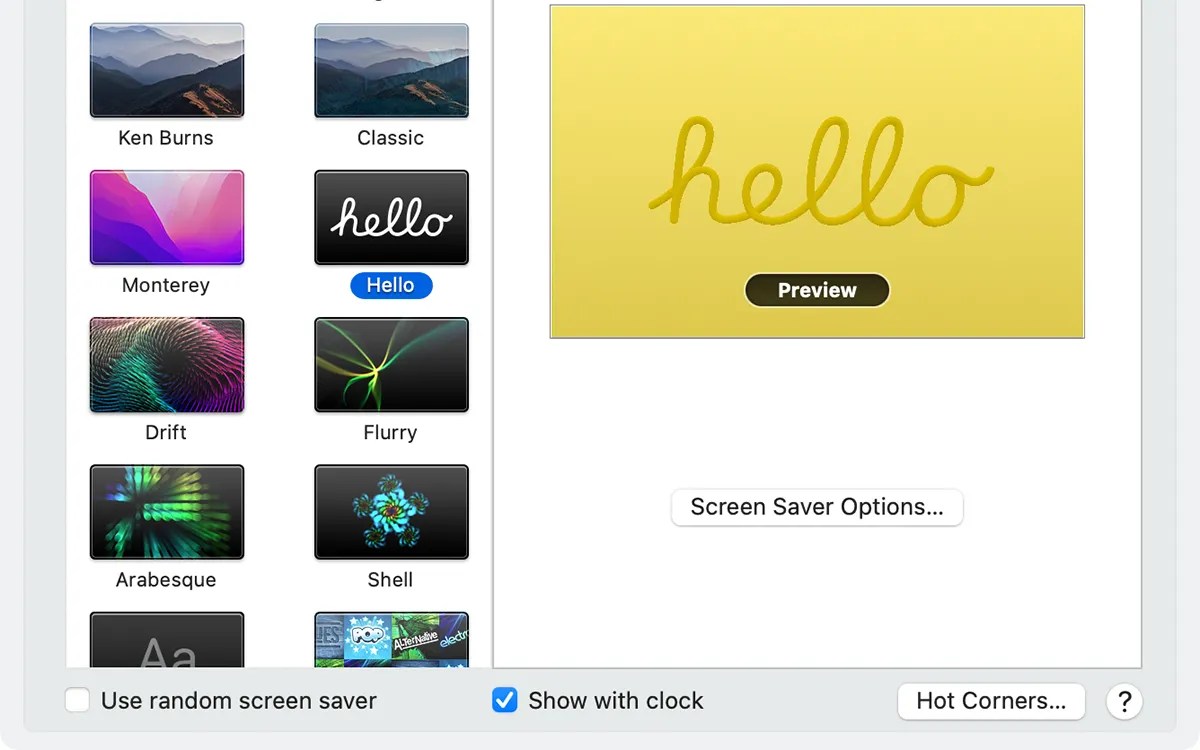 How to Set Up and Customize the Screen Saver on Your Mac