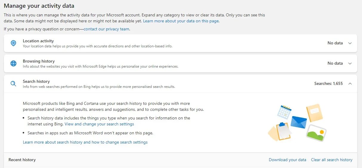 How to View and Clear the Windows 10 Activity History