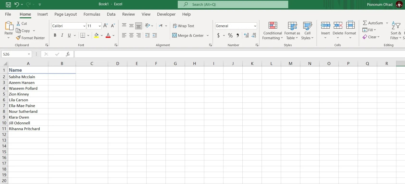 How to Sort Data Alphabetically in Excel