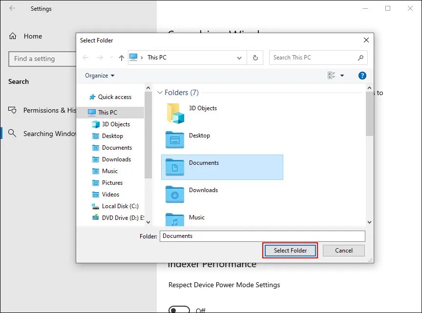 How to Exclude Folders From Windows Search