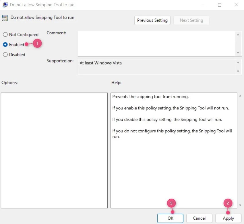 How to Disable the Snipping Tool in Windows 11