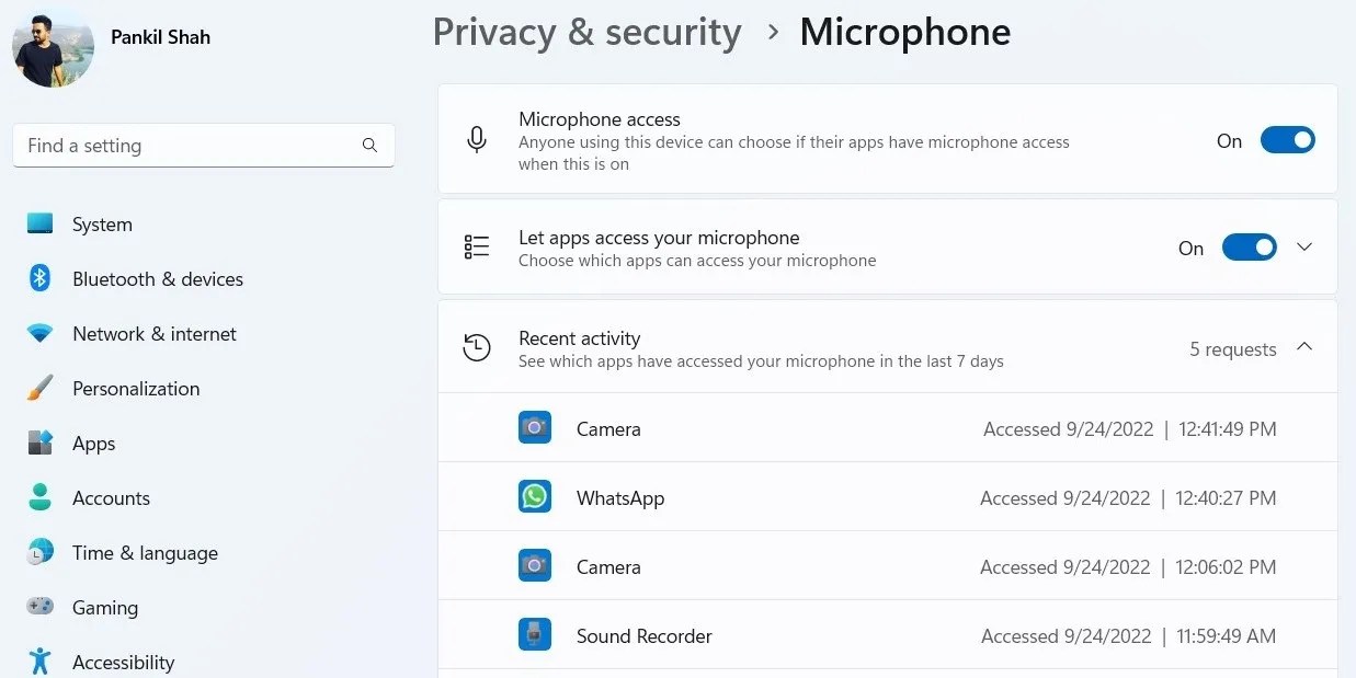 How to Know Which Apps Are Using Your Camera and Microphone on Windows 11
