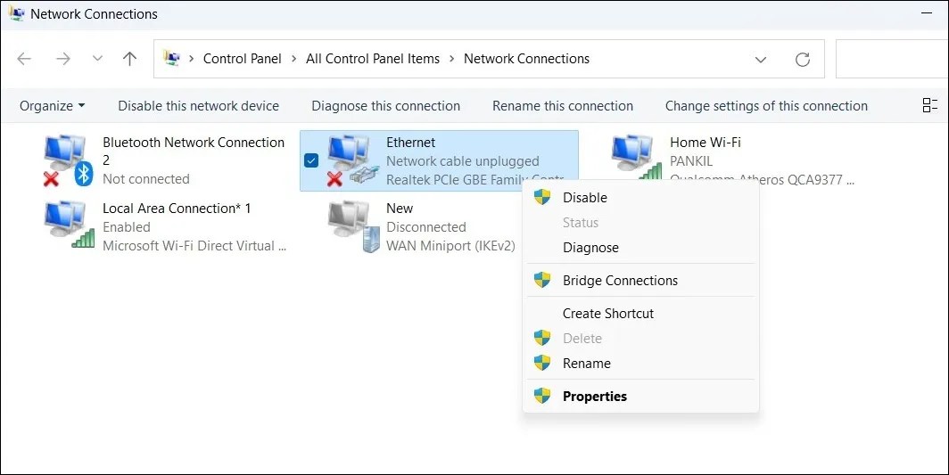 How to Rename a Network Adapter on Windows 11