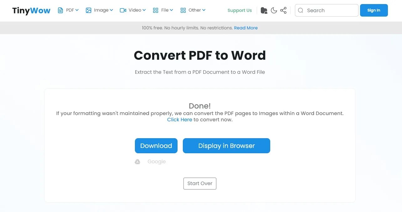 How to Convert PDF to Word for Free