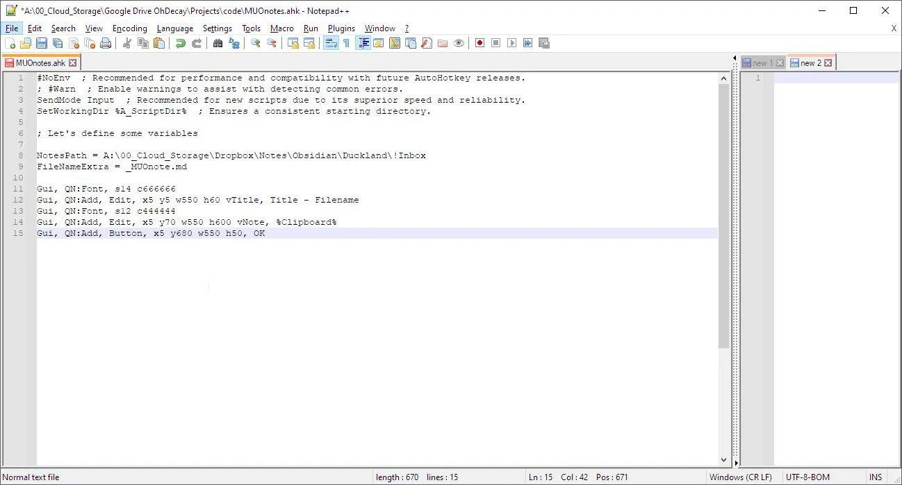 How to Make Your Own Quick NoteTaking App With AutoHotkey