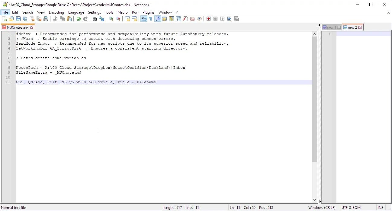 How to Make Your Own Quick NoteTaking App With AutoHotkey