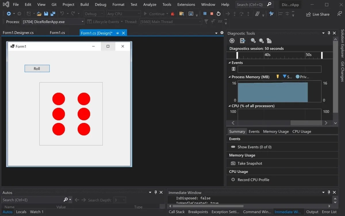 How to Create a Simple Dice Roller App Using Windows Forms