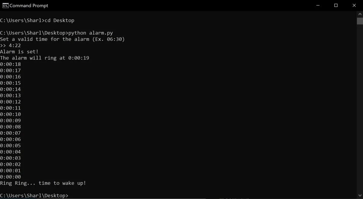 How to Create a Simple Alarm Clock in Python