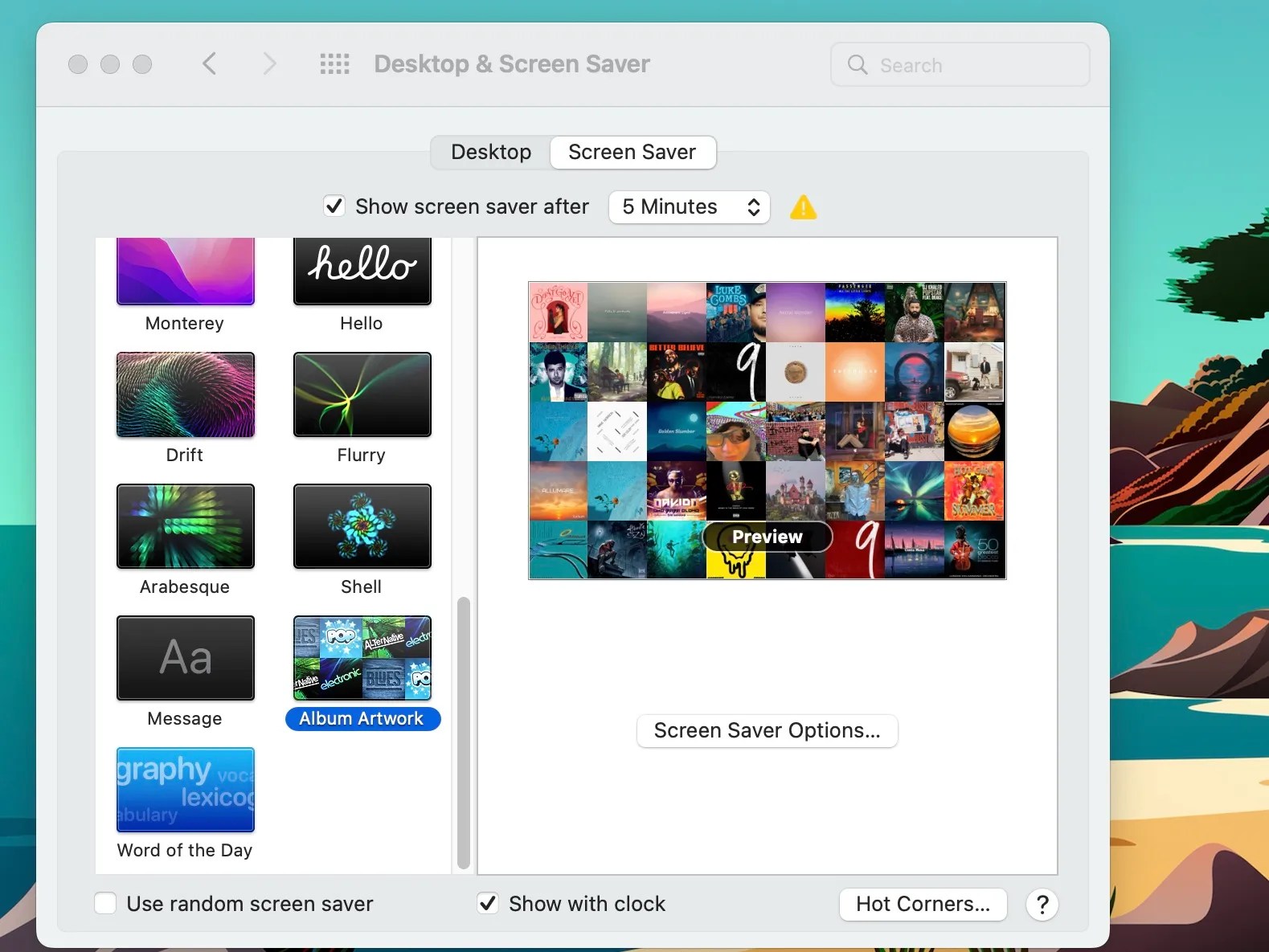 How to Set Album Artwork as Your Mac’s Screensaver and Use It to Play Songs