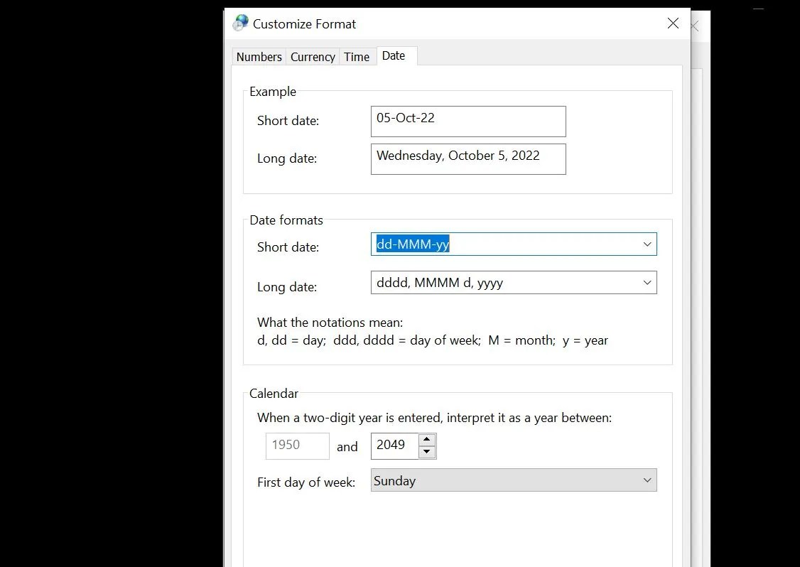How to Change the Date and Time Format in Windows