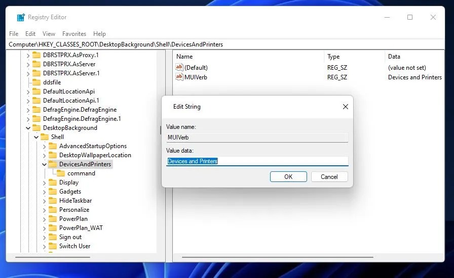 How to Set Up Shortcuts for the Devices and Printers Applet in Windows 11