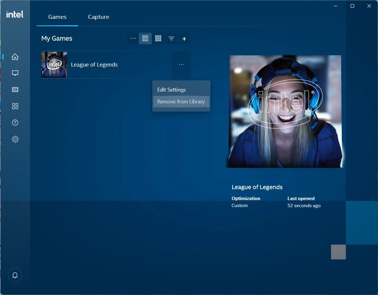 How to Add or Remove Games From Intel Graphics Command Center on Windows