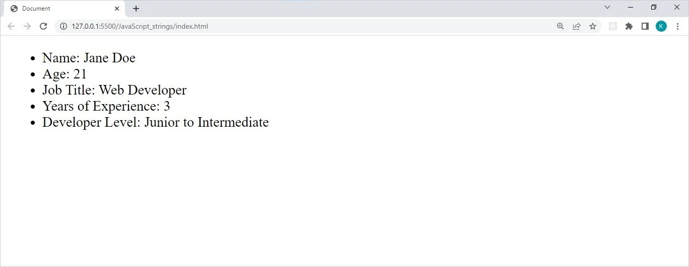 How Do You Format a String in JavaScript?