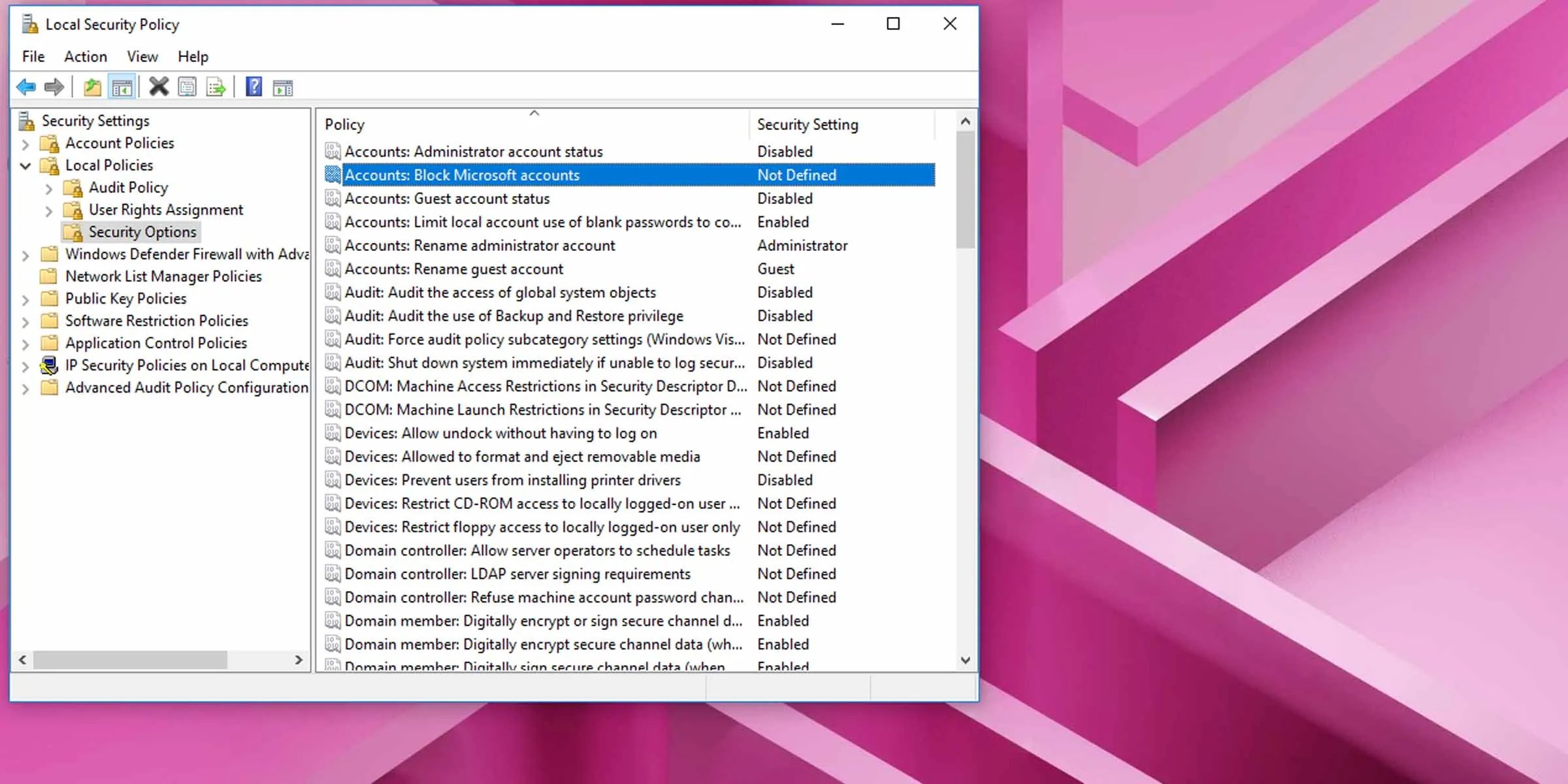 How to Block (and Allow) Microsoft Account SignIns on Windows 10
