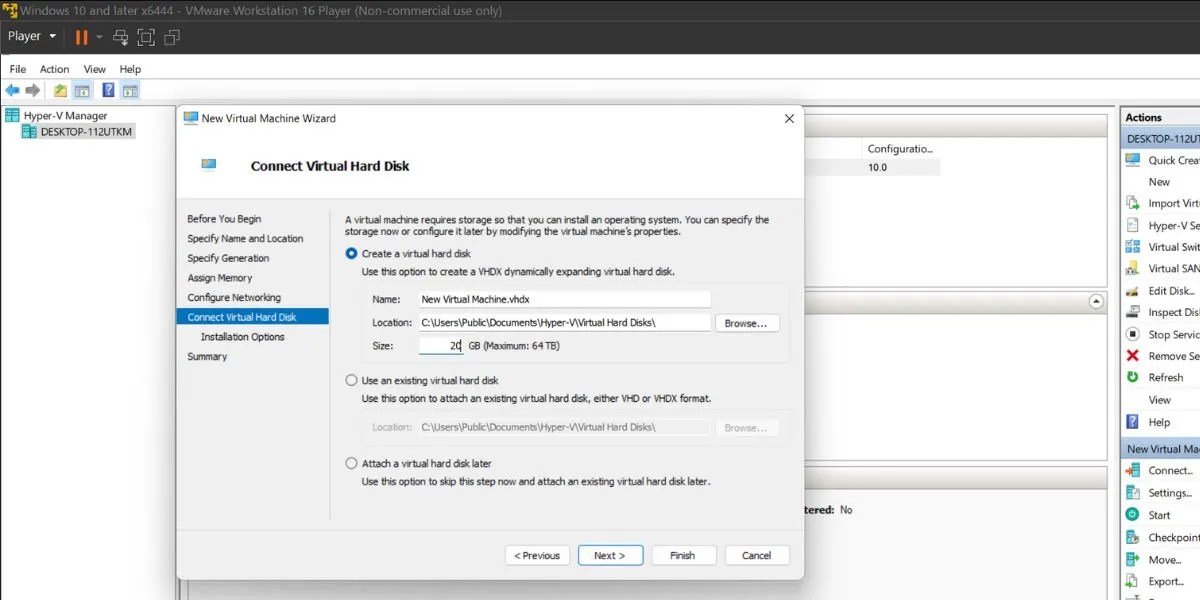 How to Create a Linux Virtual Machine Inside a Windows Virtual Machine