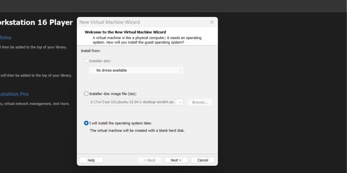 How to Install Ubuntu on VMware Workstation