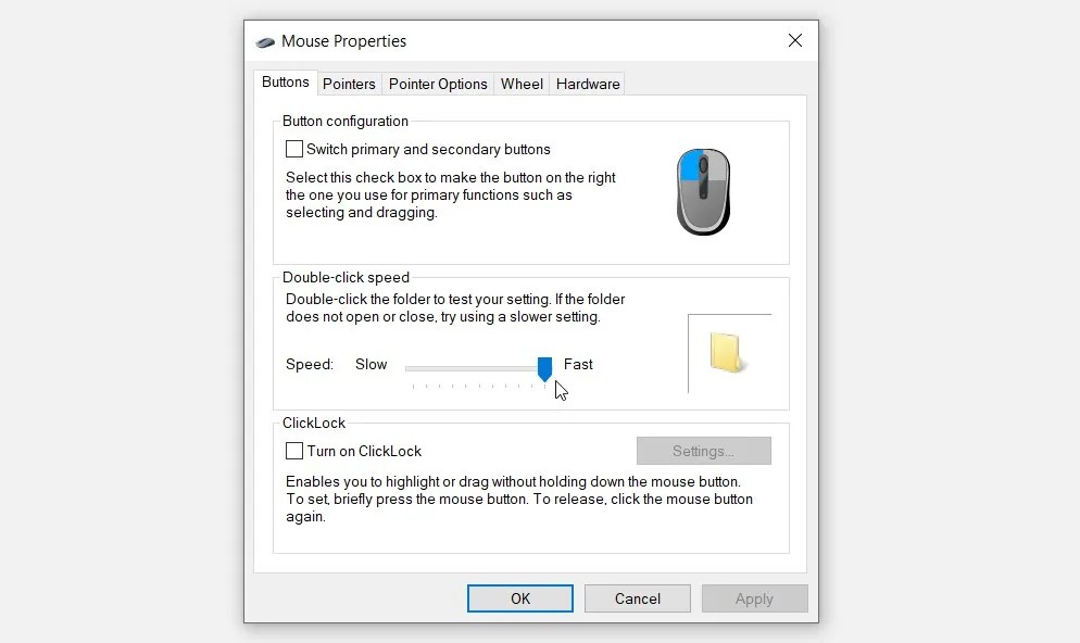 3 Ways to Adjust the Mouse DoubleClick Speed on Windows