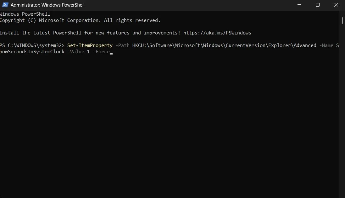 How to Configure the System Tray Clock to Display Seconds