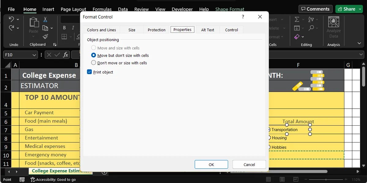 How to Insert and Customize a Radio Button in Excel