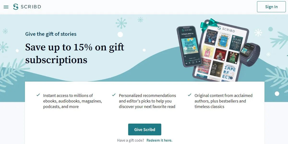 How to Give the Gift of Audiobooks This Holiday 8 Ways