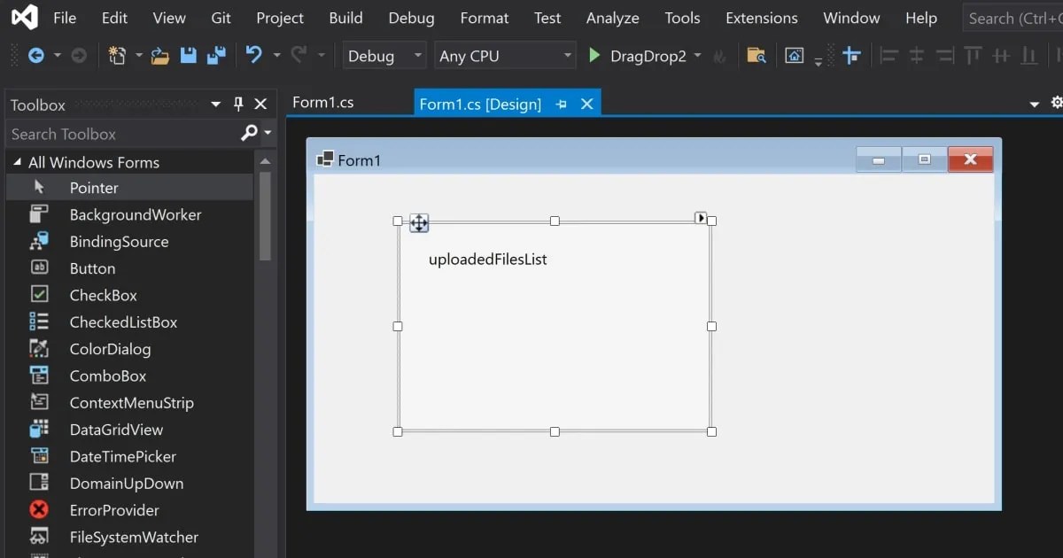 How to Create a Drag and Drop File Uploader in a Winforms App