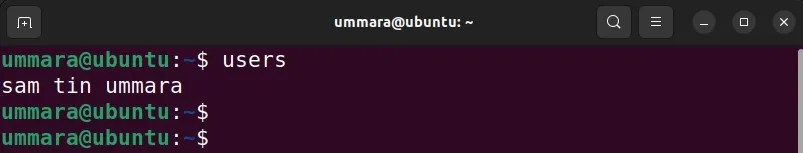 How to List Current Logged-In Users on Linux