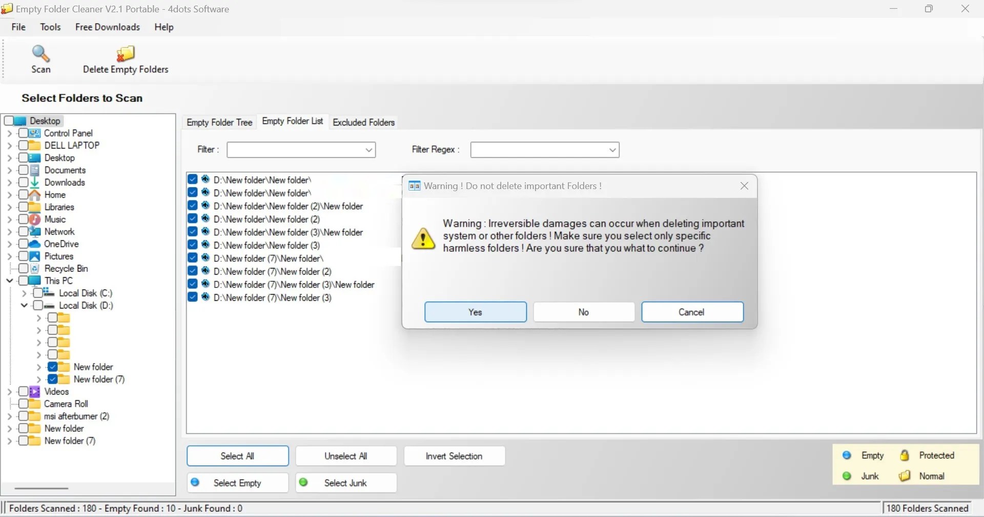 How to Find and Delete Empty Folders on Windows