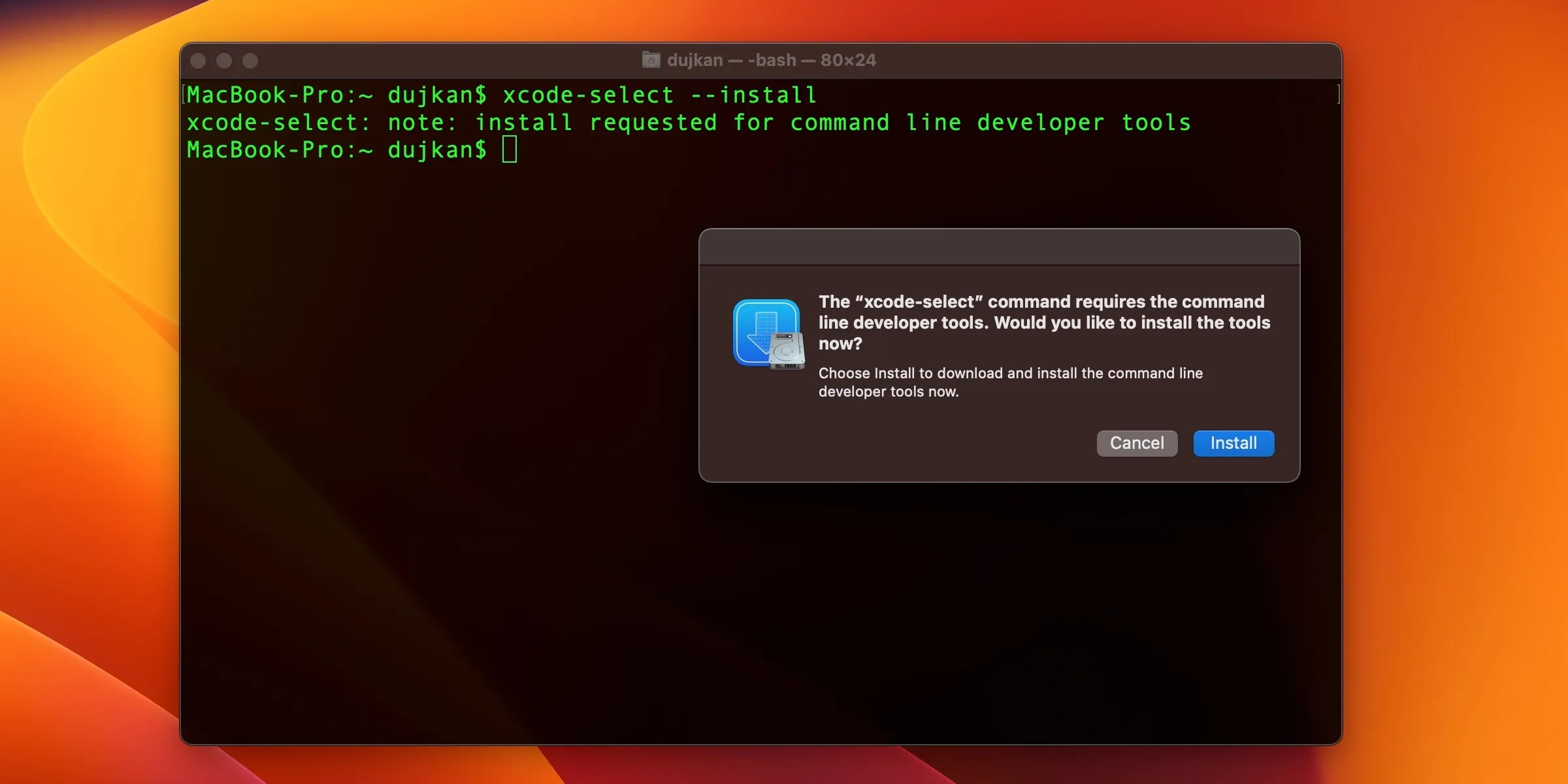 How to Install Xcode Command Line Tools Package on Mac