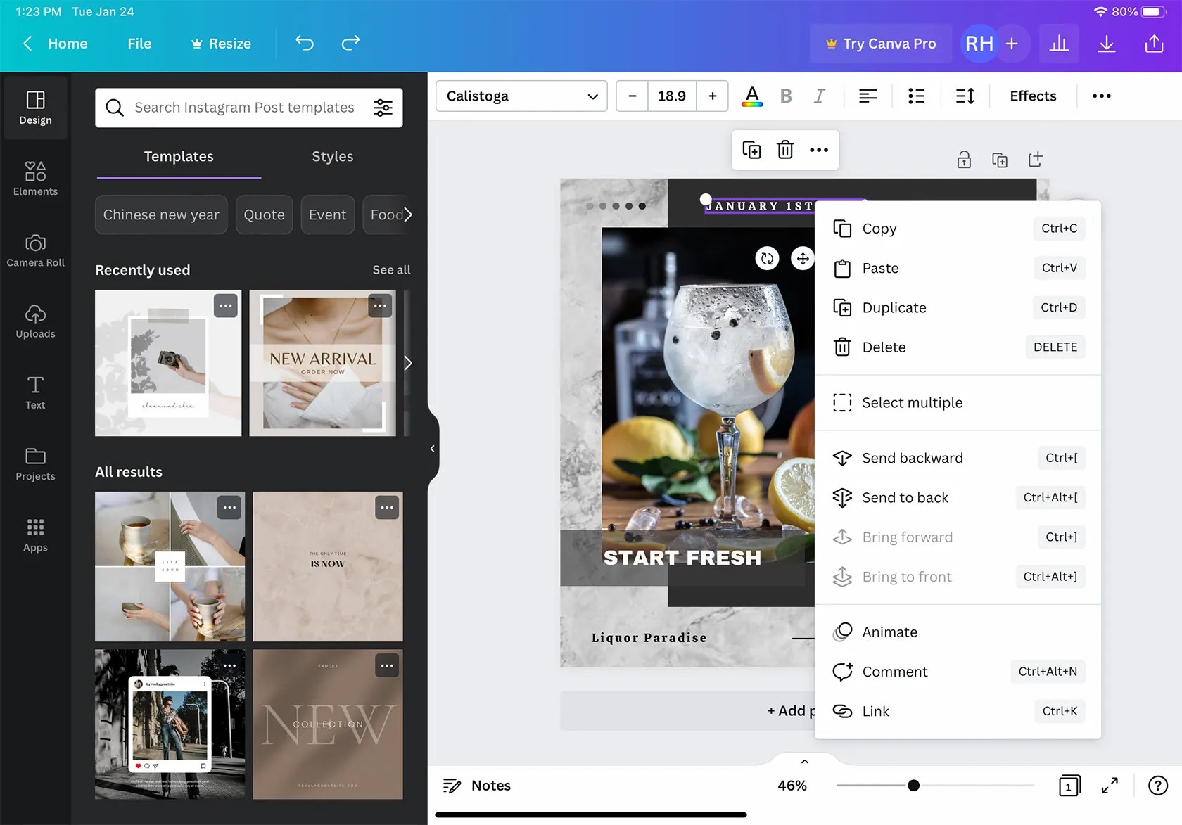 How to Group (and Ungroup) Elements on Canva