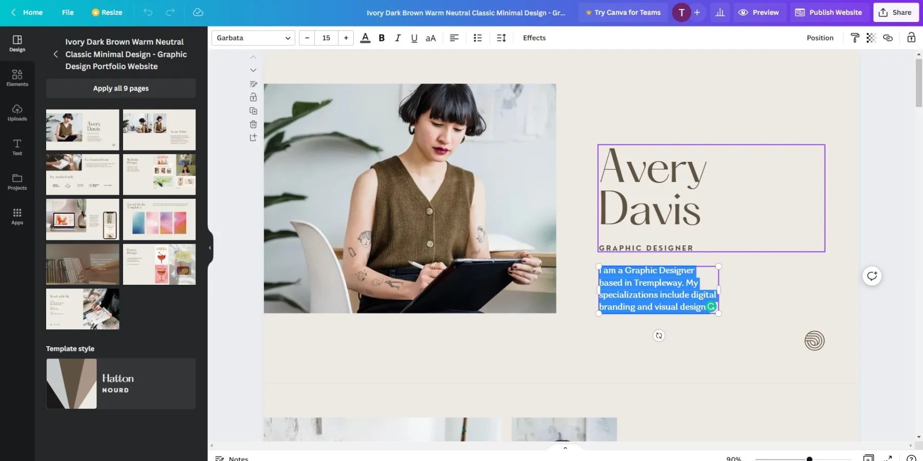How to Create a Free MobileReady Portfolio With Canva