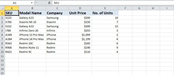 How to Create a Simple Inventory System in Excel How to Create a Simple Inventory System in Excel