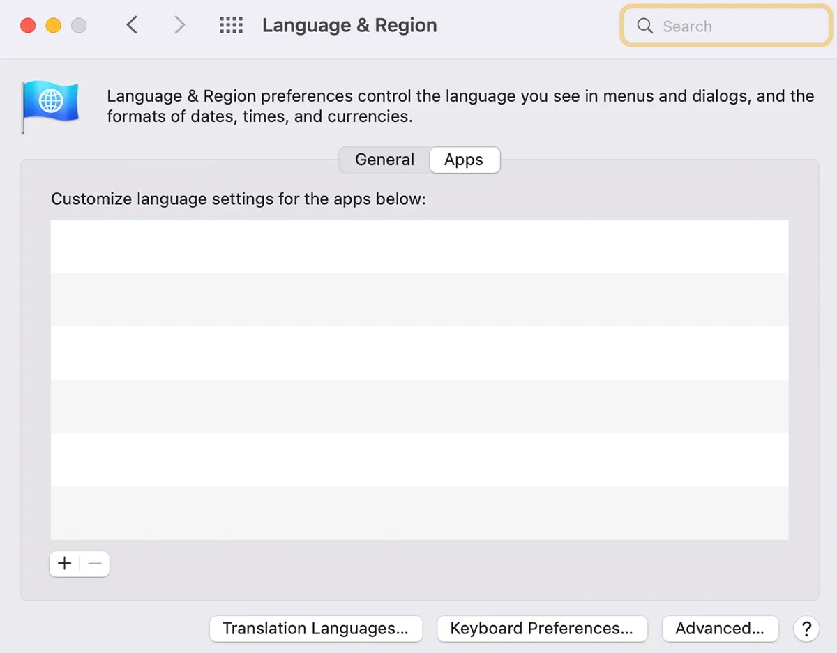 How to Change Language Settings for Specific Apps on a Mac