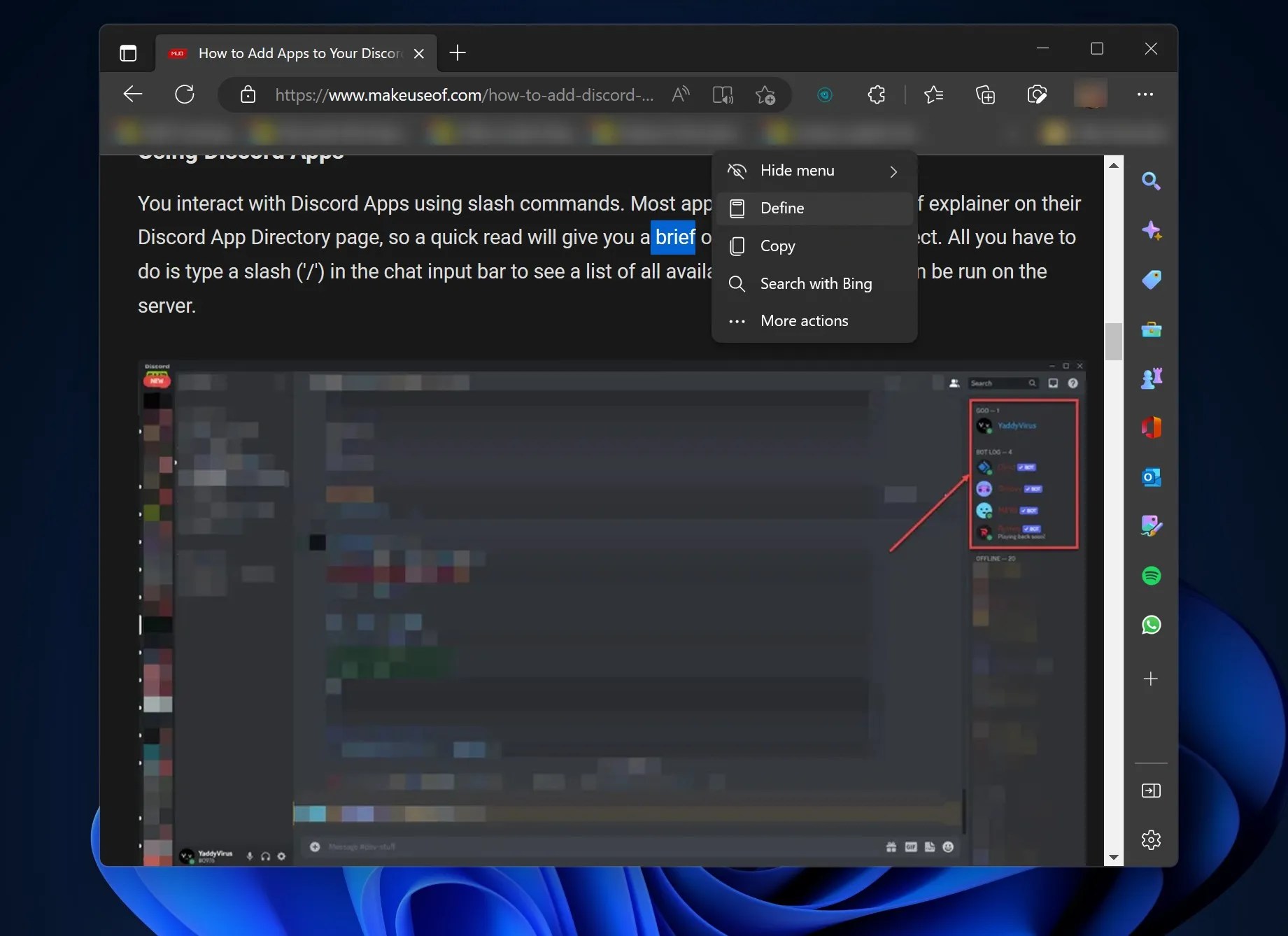 3 Quick Ways to Look Up Definitions in Windows 11