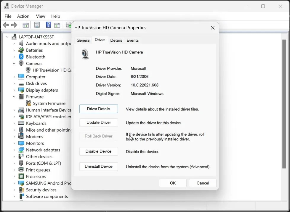 How to Fix the “We Can’t Find Your Camera” Error on Windows 11