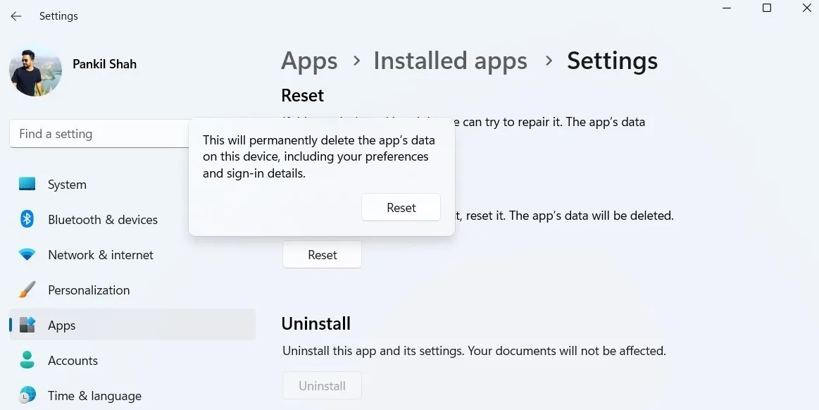 3 Ways to Reset the Windows 11 Settings App