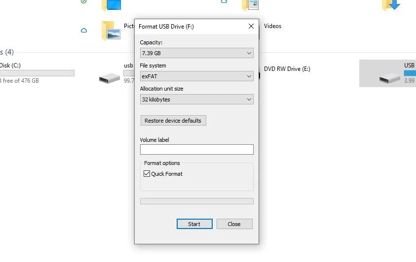 How to Format an SD Card on Windows