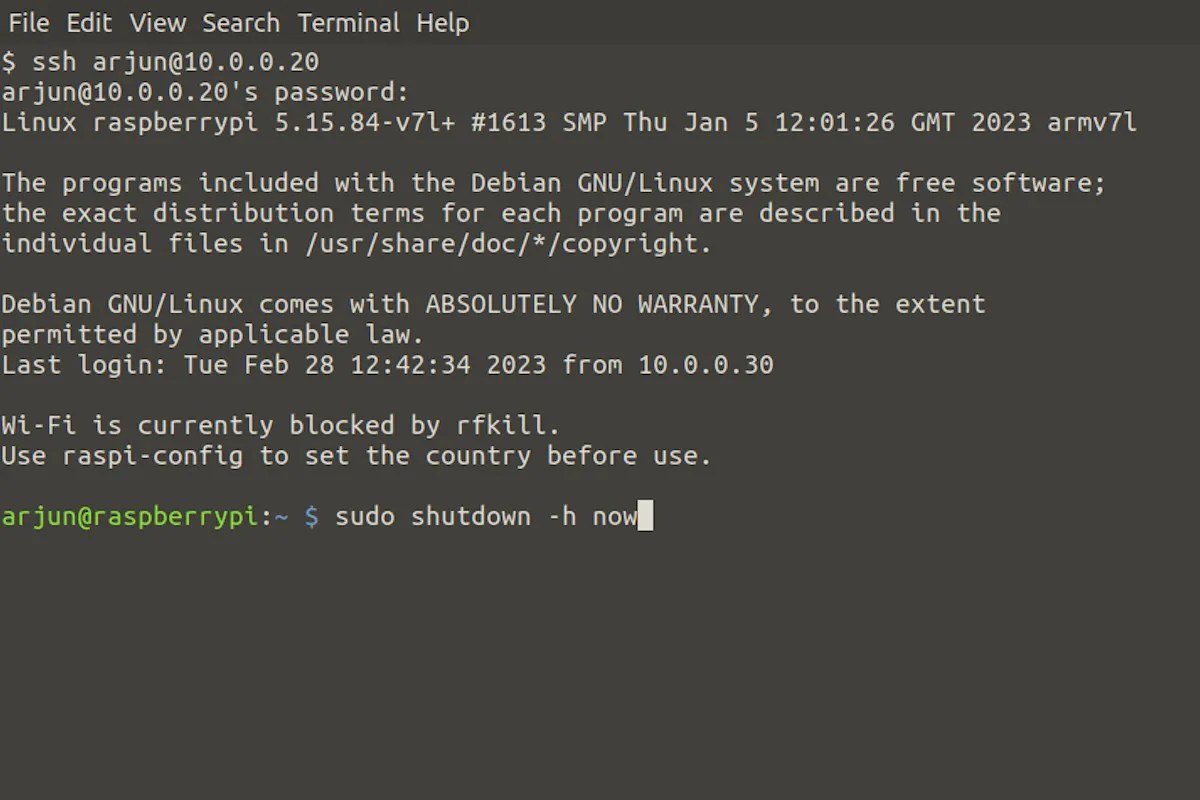 How to Shut Down a Raspberry Pi Remotely