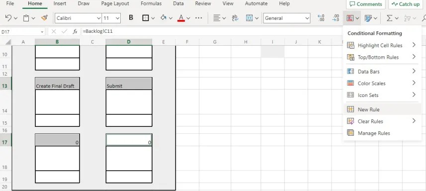 How to Create a Kanban Board in Excel