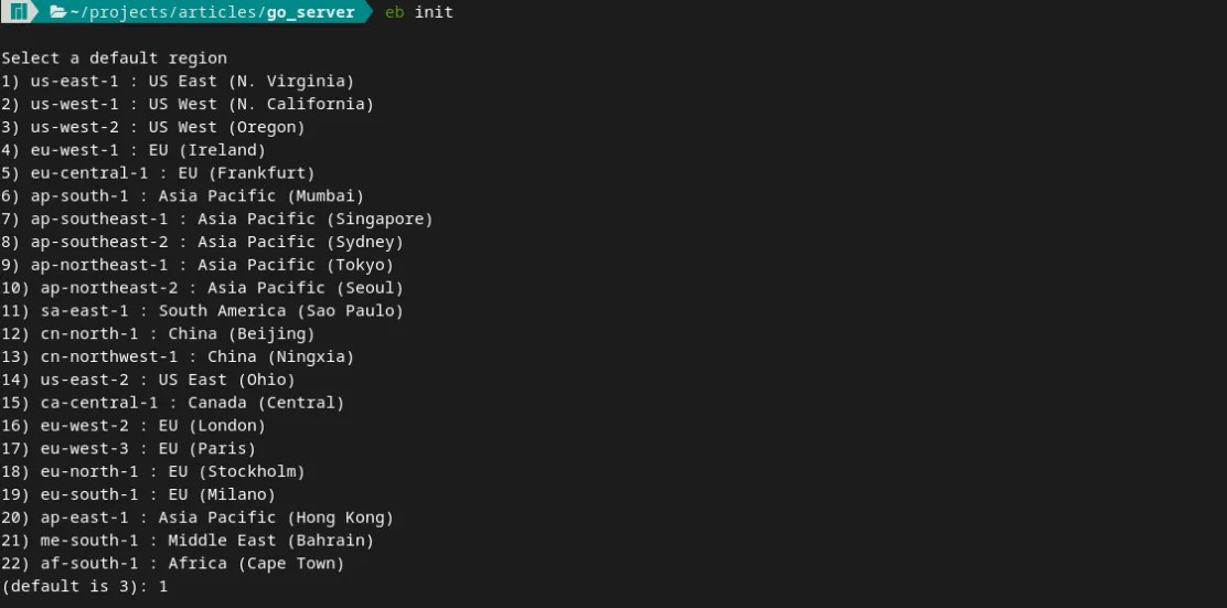 How to Deploy a Golang Application Using AWS Elastic Beanstalk