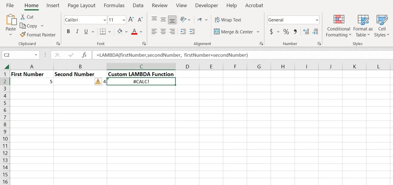 How to Use the LAMBDA Function in Excel