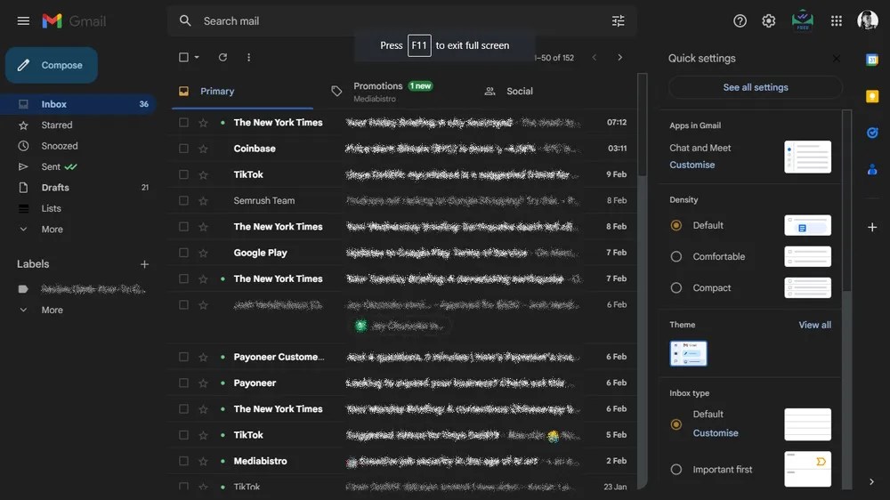 How to Remove Chat and Meet From the Gmail Sidebar