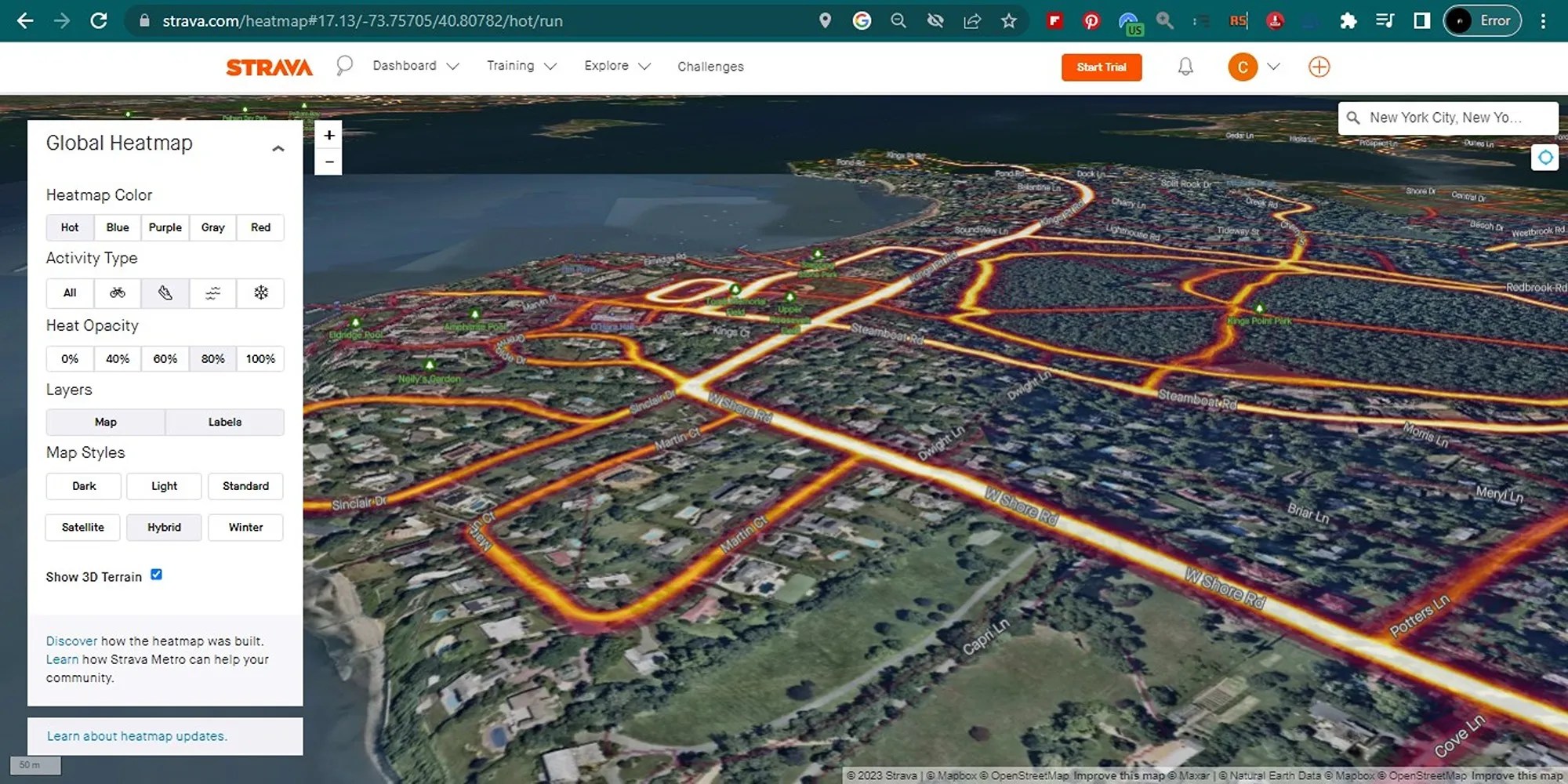 How to Use Strava's Global Heatmap Feature
