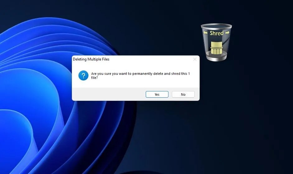 How to Add a Desktop Trash Bin for Permanently Deleting Files on